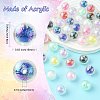 50Pcs Transparent Acrylic Beads OACR-CJ0001-37-2