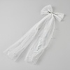 Long Gauze Bowknot Alligaor Hair Clips OHAR-JOY0001-02-2