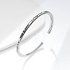 Engraved Brass Cuff Bangles for Women Men FS-WG01448-01-2
