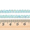 Electroplate Glass Beads Strands EGLA-B013-01A-AB03-4