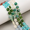 Natural Agate(Dyed & Heated) & Dyed White Jade & Tiger Eye Beads Strands G-Z135-B05-1