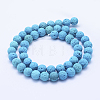 Natural Lava Rock Beads Strands G-F531-6mm-G04-2