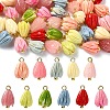 48Pcs 8 Colors Opaque Resin Charms PALLOY-YW00209-1