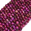 Grade AB Natural Tiger Eye Beads Strands X-G-F591-18-8mm-05-2