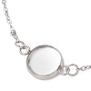 304 Stainless Steel Cable Chain Satellite Chain Bracelet Making BJEW-JB13164-02-3