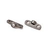 Rack Plating Brass Pave Clear Cubic Zirconia Connector Charms LS-KK-G433-04B-1