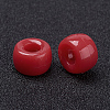 Opaque Acrylic European Beads LS-X-PL338-5-3