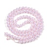 Electroplate Glass Beads Strands EGLA-B013-01A-AB06-2