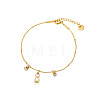 304 Stainless Steel Cutout Charm Bracelets WGEC7EF-01-2