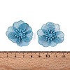 Spray Painted Iron Bead Caps IFIN-N013-05B-3