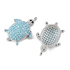 SHEGRACE Brass Synthetic Turquoise Pendants XGRQ5K404-840P-2