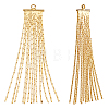 10Pcs Brass Coreana Chain Tassel Pendants KK-BBC0003-67-1