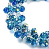 Electroplate Transparent Glass Beads Strands EGLA-P052-01A-AB05-3