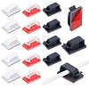 Gorgecraft 90Pcs 3 Color Plastic Upgraded Cable Clips AJEW-GF0003-74-1