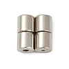 Brass Magnetic Clasps X-KK-H202-01P-01-1