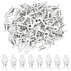 60Pcs Tibetan Style Alloy Pendants TIBEP-LP0001-05-1