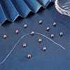 200Pcs DIY Electroplate Non-magnetic Synthetic Hematite Bead Stretch Bracelets Making Kits DIY-SC0014-92A-RG-4