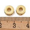 Rack Plating Brass Micro Pave Cubic Zirconia  Beads KK-U030-31G-07-2