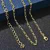 2.5MM Brass Figaro Chain Necklaces for Women KK-CBA4FD4-11G-1