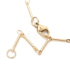 Brass Bar Link Chain Bracelets BJEW-JB10503-4