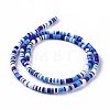 Handmade Polymer Clay Beads Strands CLAY-R089-3mm-001-3