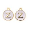 Golden Plated Alloy Charms X-ENAM-S118-01Z-1