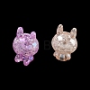 Transparent Crackle Acrylic Beads AC-CBA4496-04-2