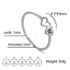 304 Stainless Steel Finger Rings for Women Men FS-WGB974C-68-1