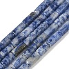 Natural Blue Spot Jasper Beads Strands GG-B091-A25-01-2