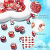 40Pcs 20 Styles Resin & Glass European Beads RPDL-FS0001-03-2