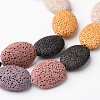 Natural Lava Rock Beads Strands G533-10-1