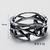 304 Stainless Steel Finger Rings FS-WG2B888-03-2