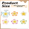 12Pcs 6 Colors Resin Pendants RESI-LP0001-59-2