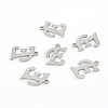 Non-Tarnish 201 Stainless Steel Pendants STAS-L244-04E-P-1