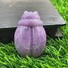 Natural Lepidolite Carved Healing Ladybird Figurines PW-WG44211-20-1