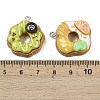 Opaque Resin Pendants FIND-Z104-02P-4