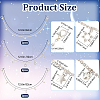 6Pcs 3 Style Alloy Rhinestone Shoe Chains FIND-CP0001-38-2