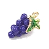Fruit Alloy Enamel Pendants ENAM-P264-02G-G03-3