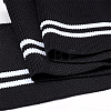 95% Polyester & 5% Stripe Pattern Elastic Fiber Ribbing Fabric for Cuffs FIND-WH0016-36C-4