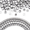 4 Strands 4 Styles Electroplated Non-magnetic Synthetic Hematite Beads Strands G-CW0001-12P-9