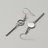 314 Stainless Steel Earring Hooks STAS-WH0046-01E-2