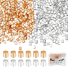 1000Pcs 2 Colors Brass Crimp Beads KK-BBC0029-45-1