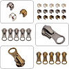 30Pair Zinc Alloy Zipper On The Top of The Plug & Clothing Accessories FIND-BC0001-86-4