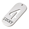 304 Stainless Steel Pendants STAS-D200-02E-P-2