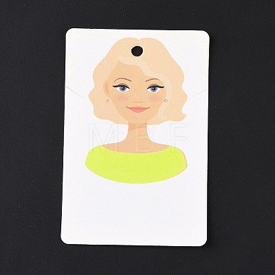 Paper Earring Display Cards DIY-B061-04D-1