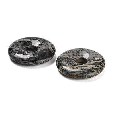 Natural Map Stone Pendants G-F831-A17-1