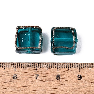 Handmade Gold Sand Lampwork Beads LAMP-N041-01E-1
