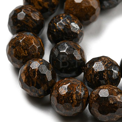 Natural Bronzite Beads Strands G-E571-42A-1