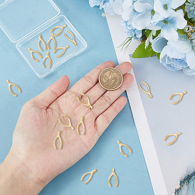 20Pcs Brass Pendants KK-BBC0027-67G-1