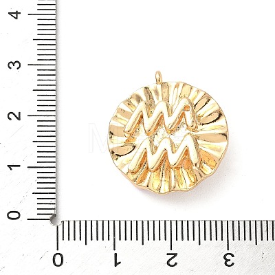 Brass Micro Pave Cubic Zirconia Enamel Pendants KK-L250-08G-12-1